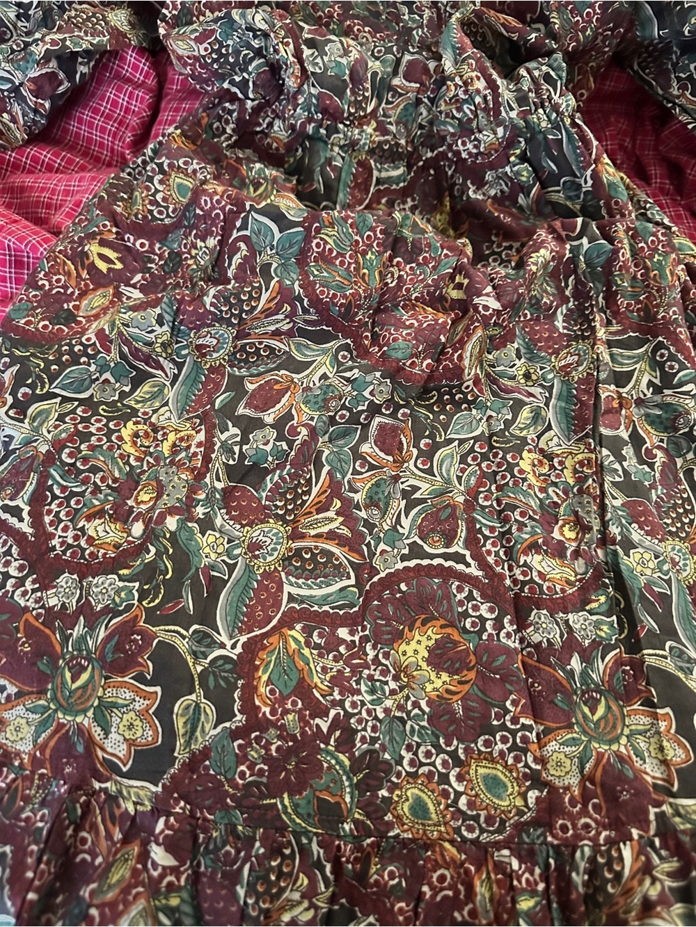 NWT Ralph Lauren Women’s Long Sleeve Dress- Autumal colors. 8 Petite $195 - Picture 6 of 10